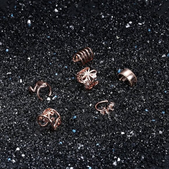 25PCS Ear Cuff for Women Non Piercing Clip on Cartilage Helix Wrap Earrings Adju - Picture 7 of 7